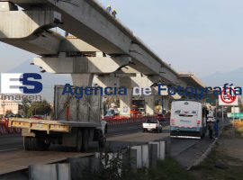 Construcción del Segundo Piso de la Autopista México-Puebla - ES imagen agencia de fotografía