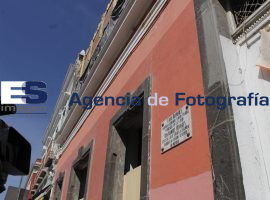 Se derrumba muro en casona del centro histórico - ES imagen agencia de fotografía